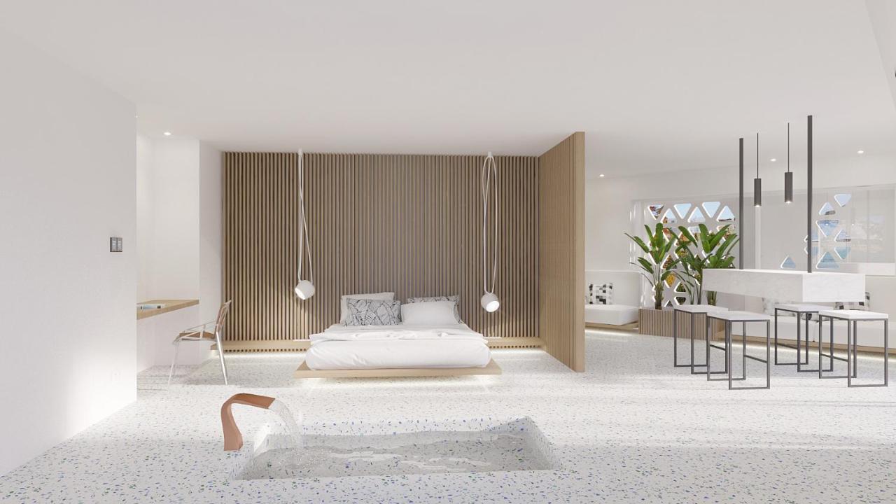 פלאטיס יאלוס Mykonos Dove Beachfront Hotel מראה חיצוני תמונה