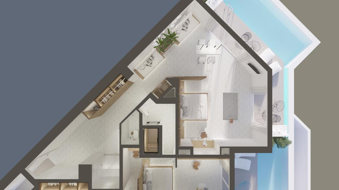 פלאטיס יאלוס Mykonos Dove Beachfront Hotel מראה חיצוני תמונה