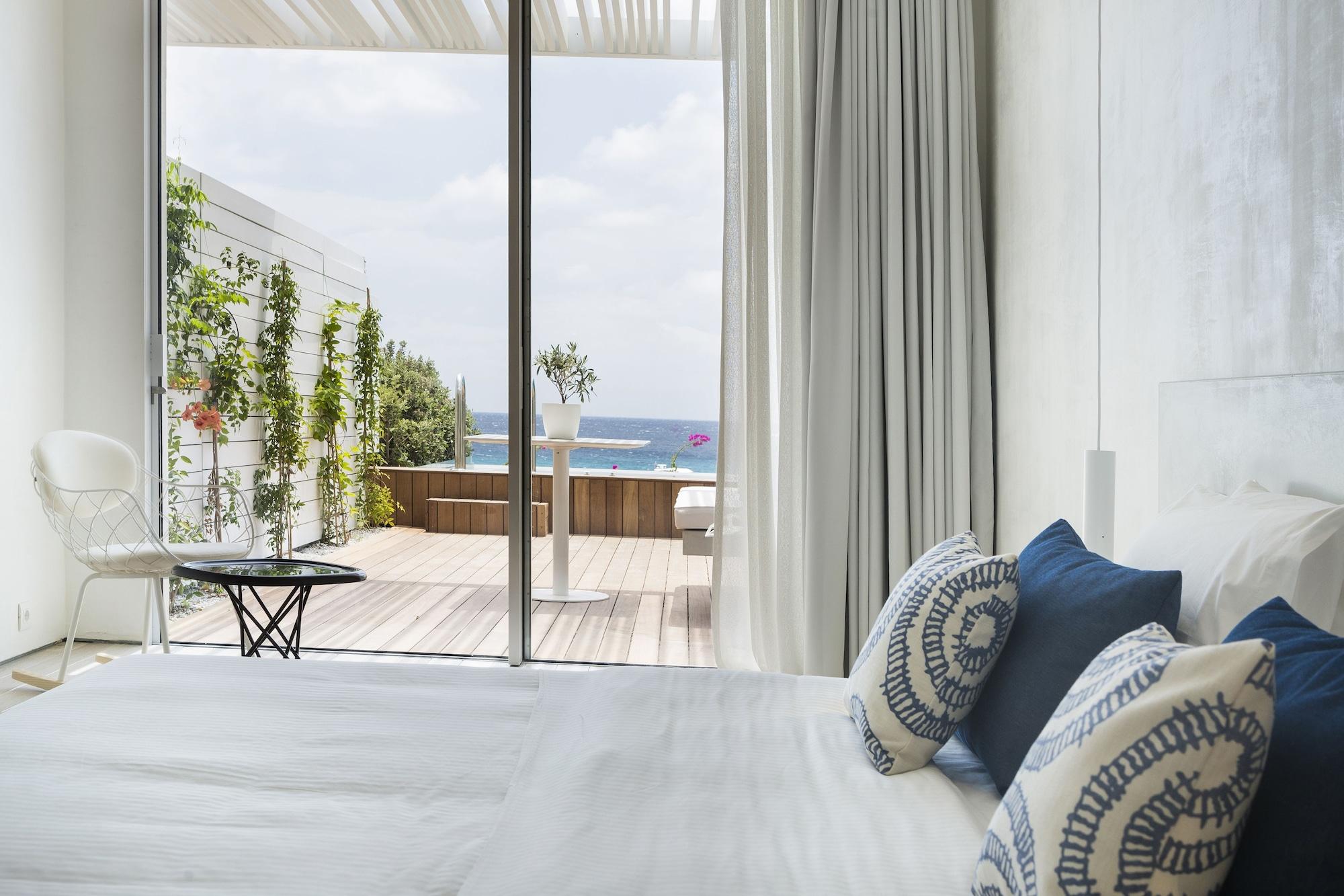 פלאטיס יאלוס Mykonos Dove Beachfront Hotel מראה חיצוני תמונה